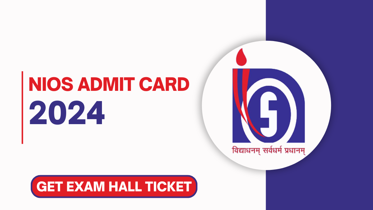 NIOS admit Card 2024